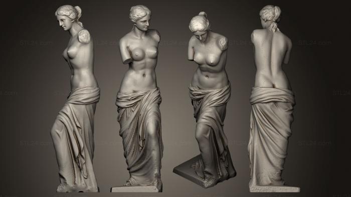 Statues antique and historical (Vinus, STKA_1333) 3D models for cnc